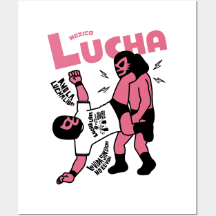 AMO LA LUCHA LIBRE10 Posters and Art